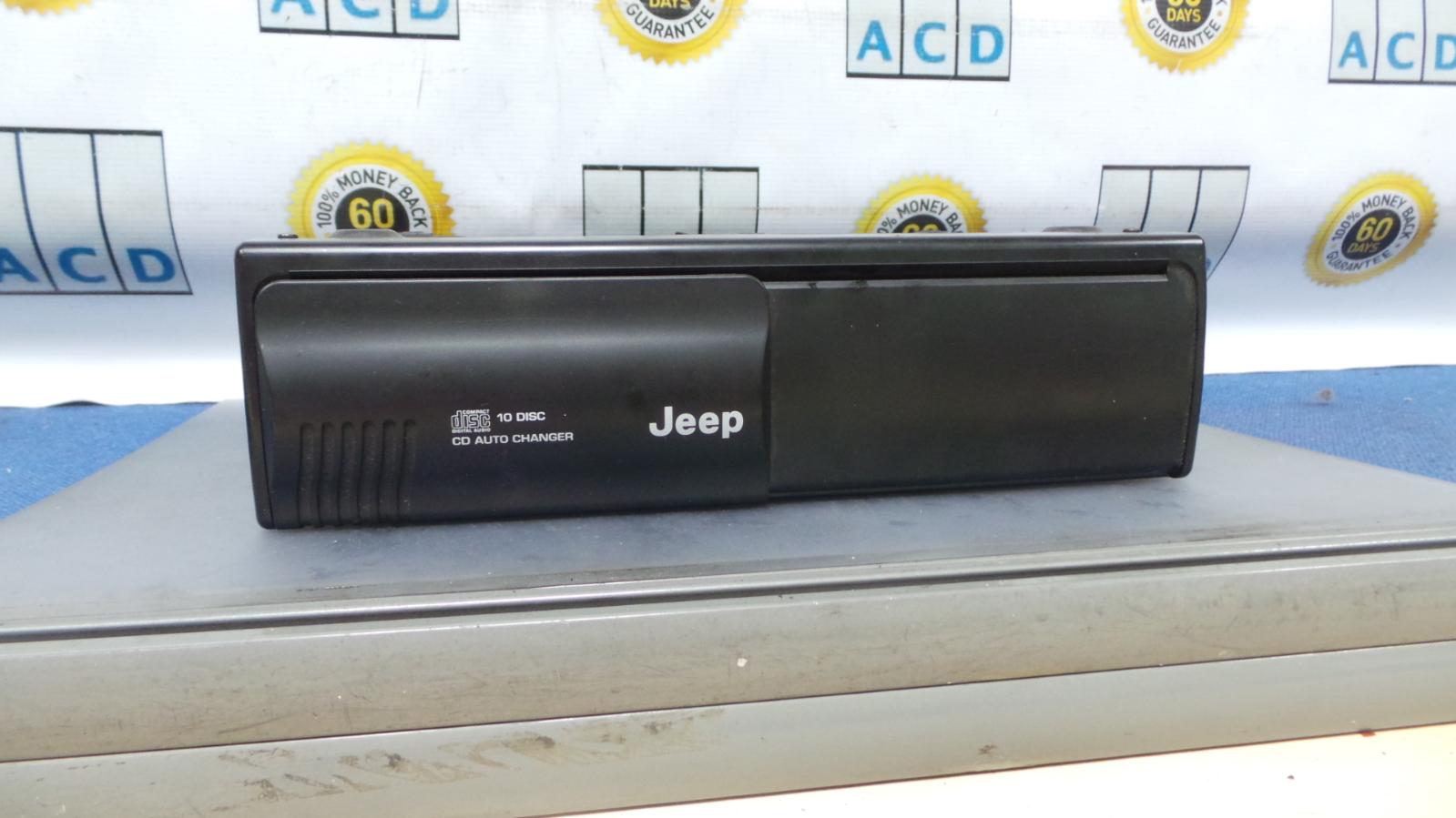 JEEP GRAND CHEROKEE 2004 Cd Changer 10 Disc auto CD changer p/n